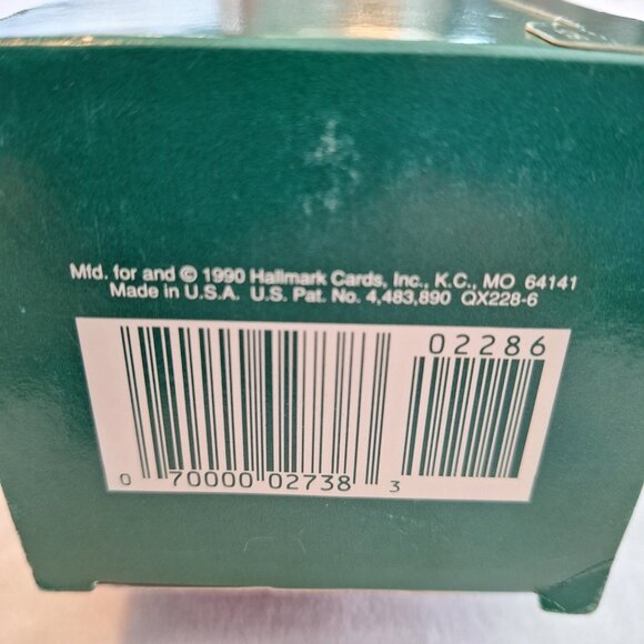 Vintage 1990 Hallmark‎ Keepsake Christmas Ornament Granddaughter Geese Glass - Picture 4 of 7